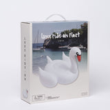 Sunny Life White Color Inflatable Luxe Ride-On Float Swan