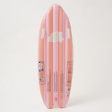 Sunny Life Pink Color Inflatable Ride With Me Surfboard Float Sea Seeker Strawberry