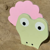 Kids Kickboard Cookie the Croc Light Khaki