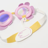 Kids Swim Goggles Princess Swan Multi