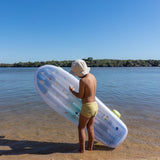 Kids Skateboard Float The Sea Kids Blue-Lime