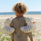 Kids Inflatable Arm Bands Sid the Seagull Blue Stripe