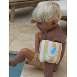 Kids Arm Band Floaties Sid the Seagull Mustard Stripe