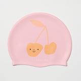 Kids Swimming Cap Cotton Candy Cherry