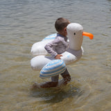 Kids Tube Pool Ring Sid the Seagull Blue Stripe
