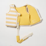 Kids Swim Vest 1-2 Sid the Seagull Mustard Stripe
