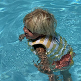 Kids Swim Vest 1-2 Sid the Seagull Mustard Stripe