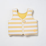 Kids Swim Vest 3-6 Sid the Seagull Mustard Stripe