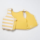 Kids Swim Vest 3-6 Sid the Seagull Mustard Stripe