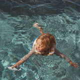 Kids Swim Vest 3-6 Sid the Seagull Mustard Stripe