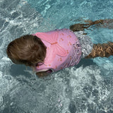 Kids Swim Vest 3-6 Cotton Candy Cherry