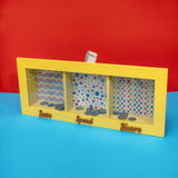 Save Spend Share Piggybank - Yellow