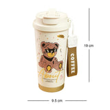 Rose Gold Ted Stainless Steel premium Insulated Detox Infuser Bottle with Tea and Fruit Infuser attachment, 520ml