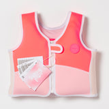 Melody the Mermaid Swim Vest 2-3 Neon Strawberry
