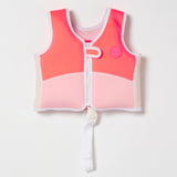 Melody the Mermaid Swim Vest 2-3 Neon Strawberry