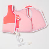 Melody the Mermaid Swim Vest 2-3 Neon Strawberry
