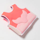 Melody the Mermaid Swim Vest 2-3 Neon Strawberry