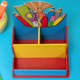 Two Slot Stationery Holder - Boy