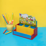 Three Slot Stationery Holder - Boy