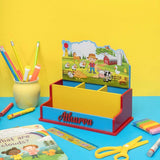 Three Slot Stationery Holder - Boy