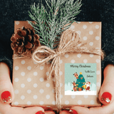 Gift Labels - Santa & friends