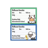 School Book Labels - Farm Animals