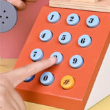 Wooden Retro Phone Role Play Telephone Toys