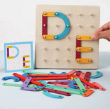 Montessori Nail Board Jigsaw Puzzle