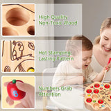 Montessori Wooden Tree Insects Game