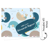 Personalised Gift Notecard - Sea Party