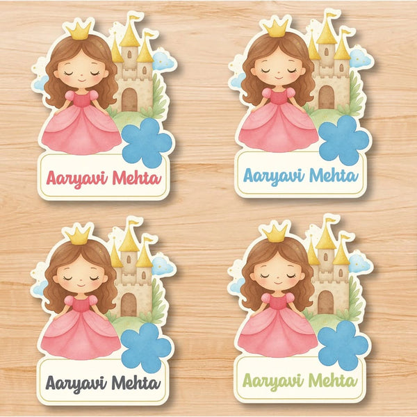 Shape Labels - Princess & Castle – Popup Kids