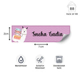 Waterproof Labels - Sheep  Llama