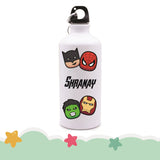 Sipper Bottle - Superhero Faces