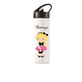 Sipper Bottle With Straw -  Paris girl