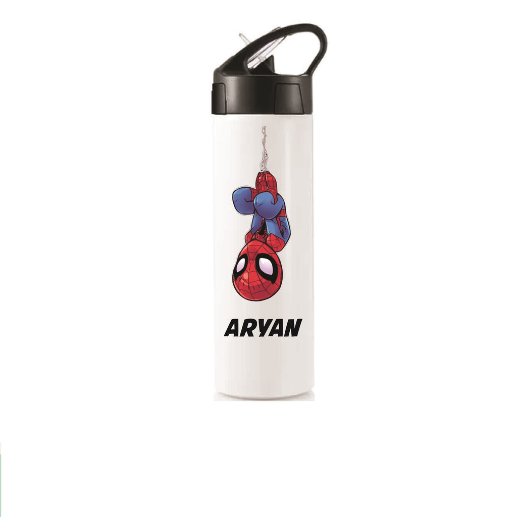 Sipper Bottle With Straw - Spiderman
