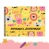 Sketch Book - Animal Faces Pattern