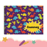 Sketch Book - Dino Pattern