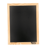 Double Sided Framed Chalkboard - Wooden Slate for Kids