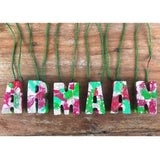 Christmas Tress Name Décor Per Letter