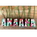 Christmas Tress Name Décor Per Letter