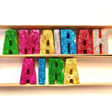 The Glitter Name Krayon Per Letter