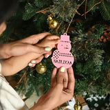 Xmas Shape Ornaments - Snowman