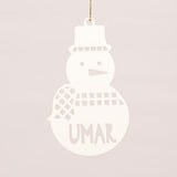 Xmas Shape Ornaments - Snowman