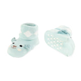 Little Piggies Blue and Grey Socks (Pack of 2)6-12M