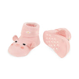 Little Piggies Pink and Purple Socks (Pack of 2) 6-12M