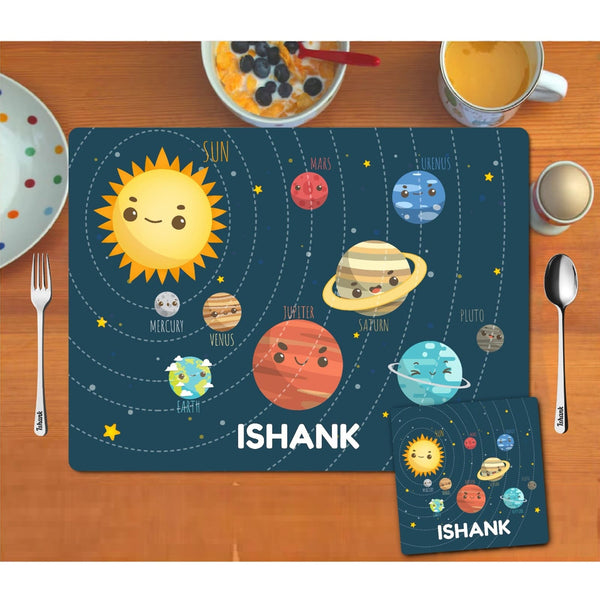 Mat Coaster Set - Solar System – Popup Kids