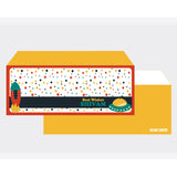 Space Theme Envelope Set - Yellow