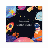 Gift Labels personalized - Space Adventure