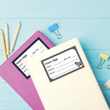School Book Label -Space Rocket