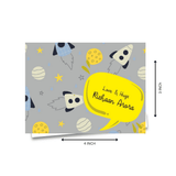 Personalised Gift Notecard - Space